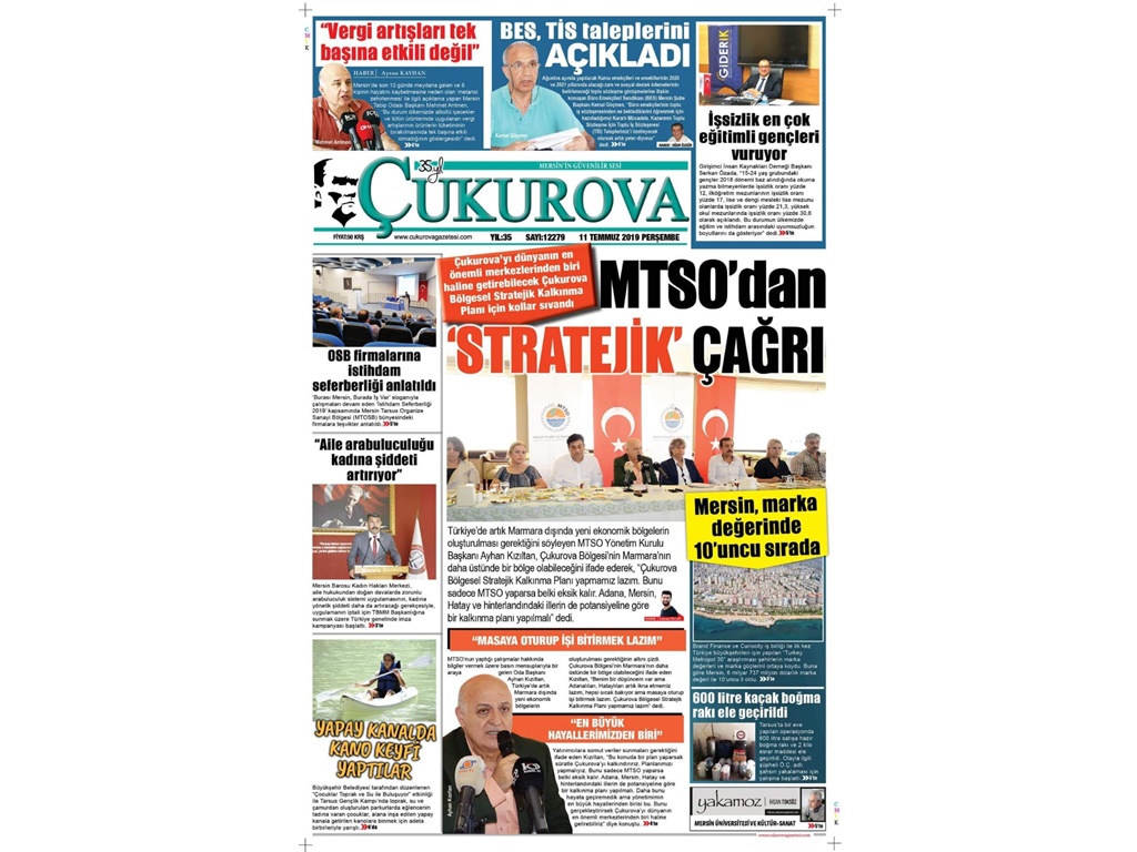 İŞSİZLİK EN ÇOK EĞİTİMLİ GENÇLERİ VURUYOR (Çukurova Gazetesi)