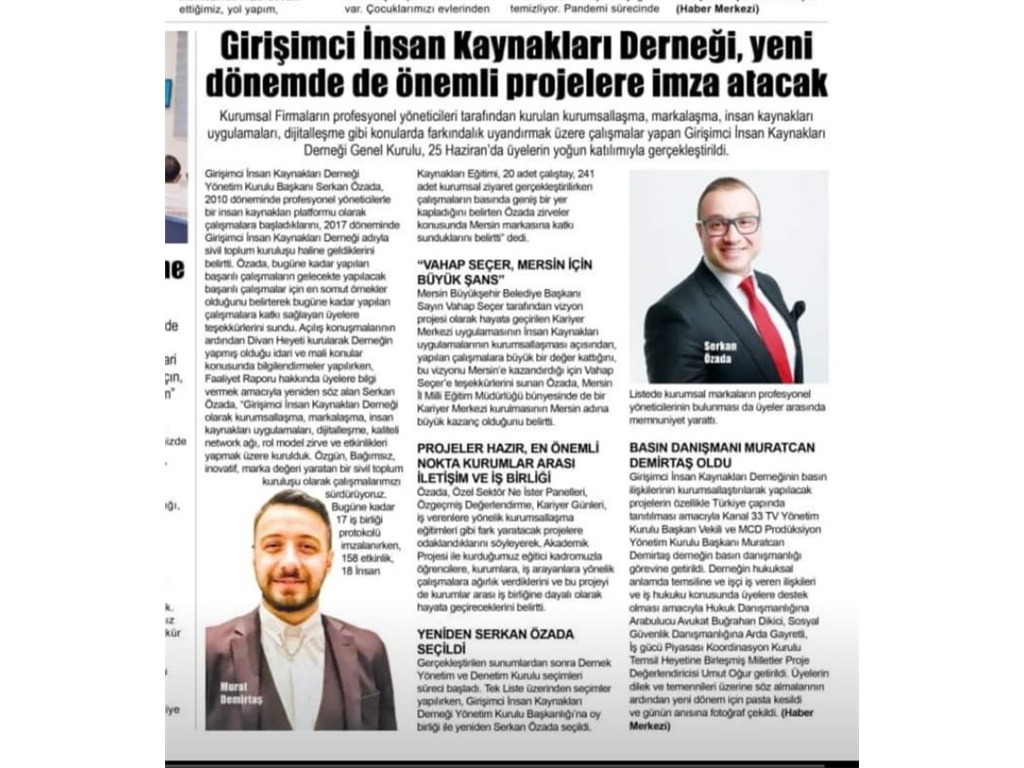 GİDERİK GENEL KURUL- Çukurova Gazetesi