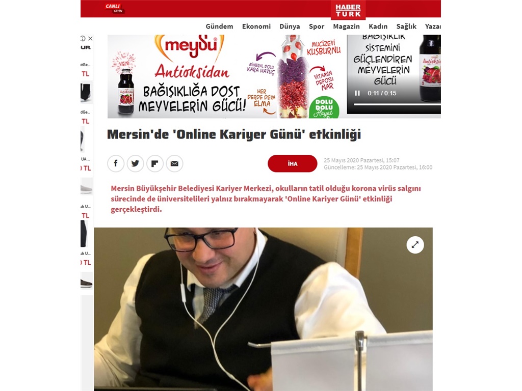 ONLINE EĞİTİMLERLE PROFESYONELLER BULUŞUYOR -Haber Türk